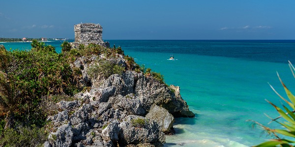 ruïnes van Tulum in Mexico