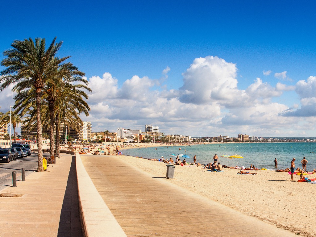 playa de palma op Mallorca
