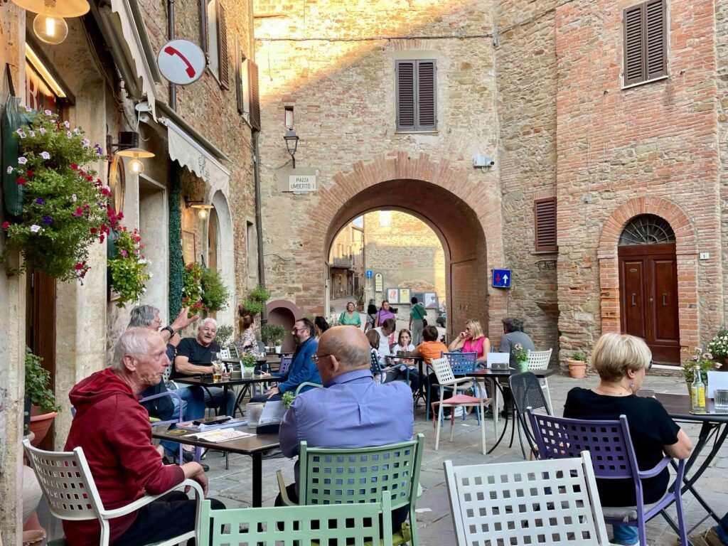 Italiaanse piazza in Umbrië