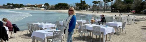 Italmania in het diepe zuiden van Puglia kun je heerlijk eten óp het strand