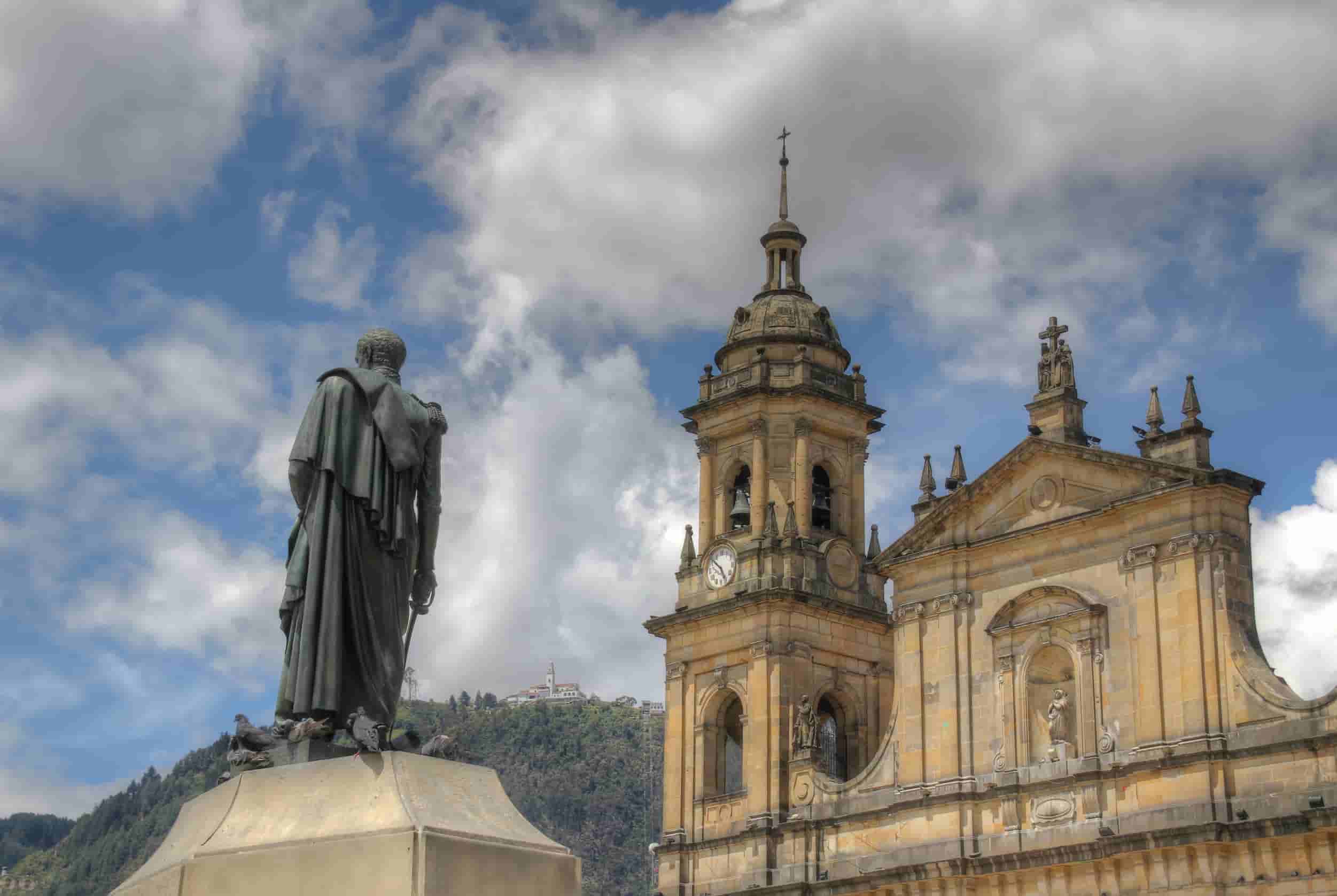 Kathedraal van Bogota Bolivar en Monserrate