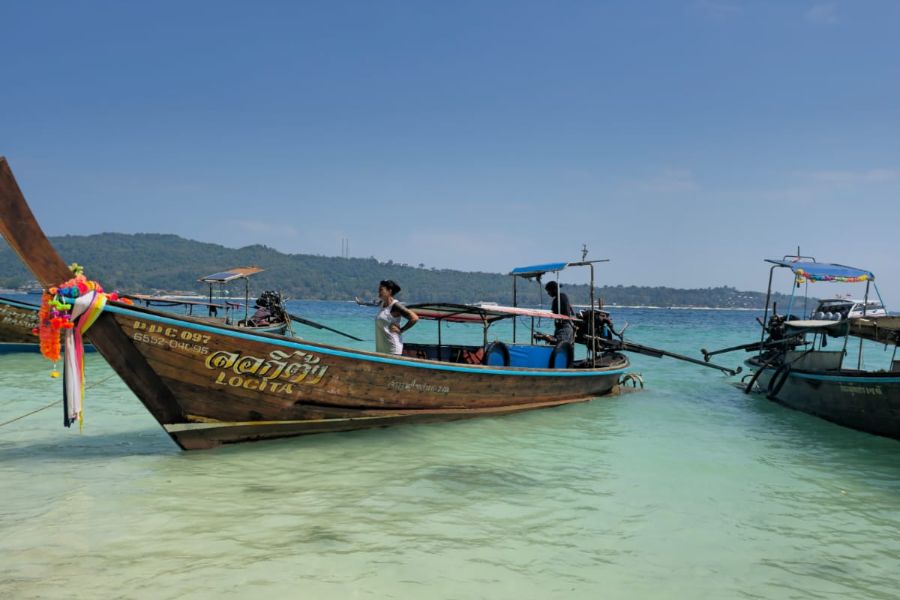 Krabi longtailboot in Thailand