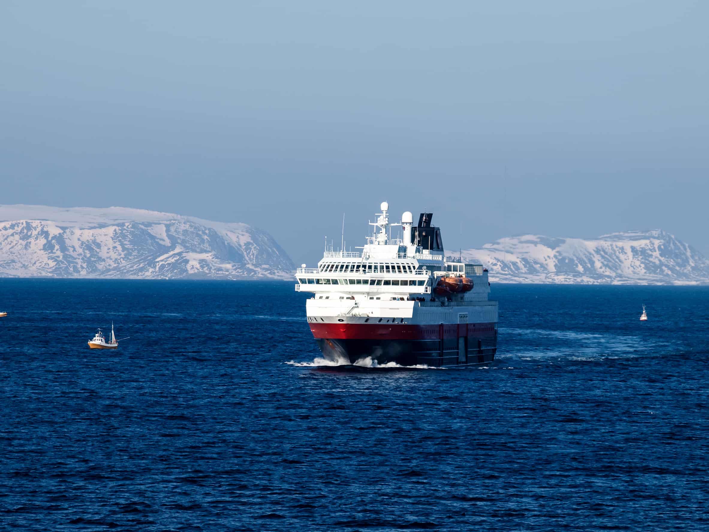 Hurtigruten boot Noorwegen