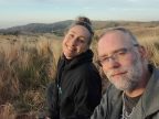 Jack en vrouw Mariela in de Sierras de Cordoba