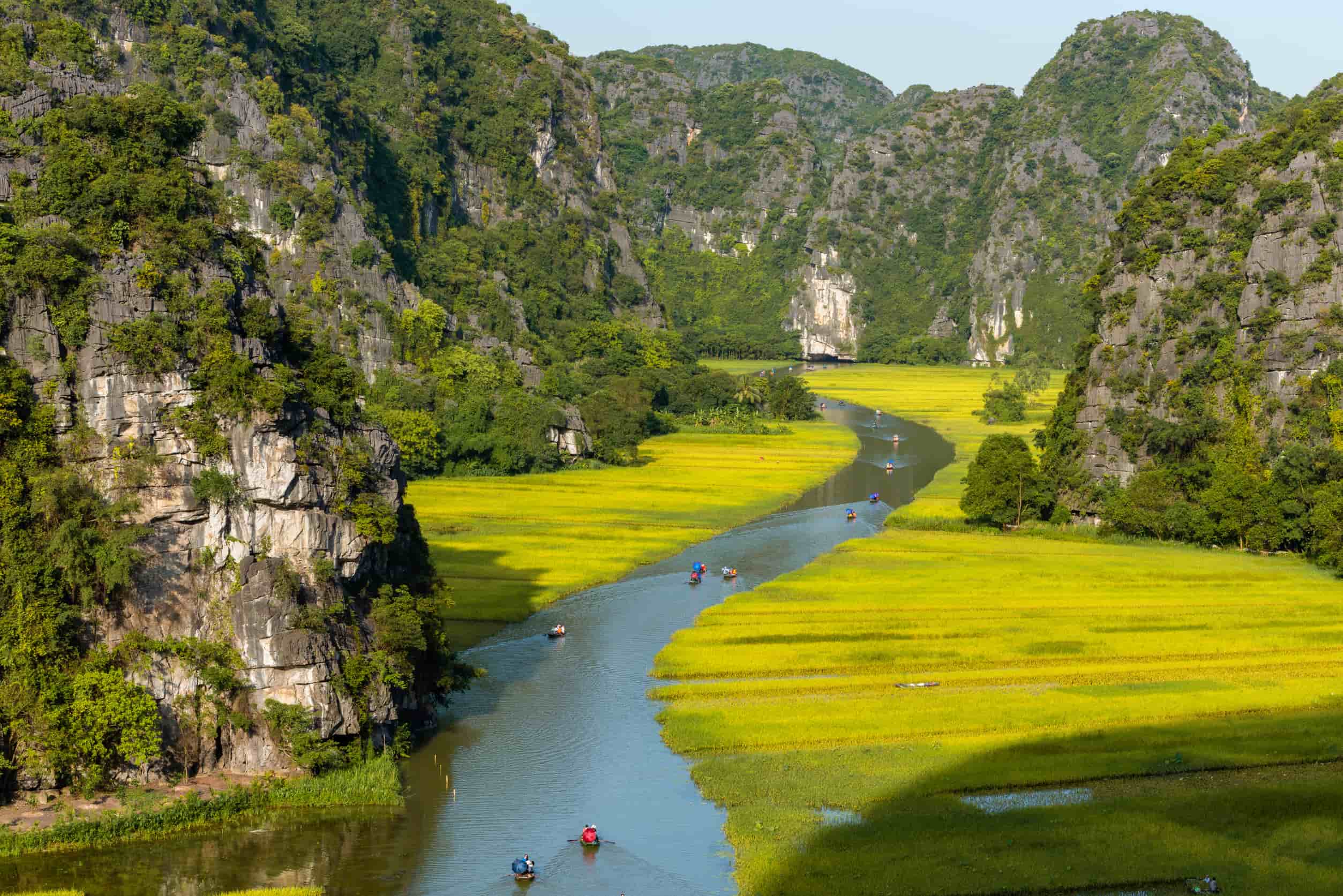 Ngo Dong rivier in Tam Coc Vietnam
