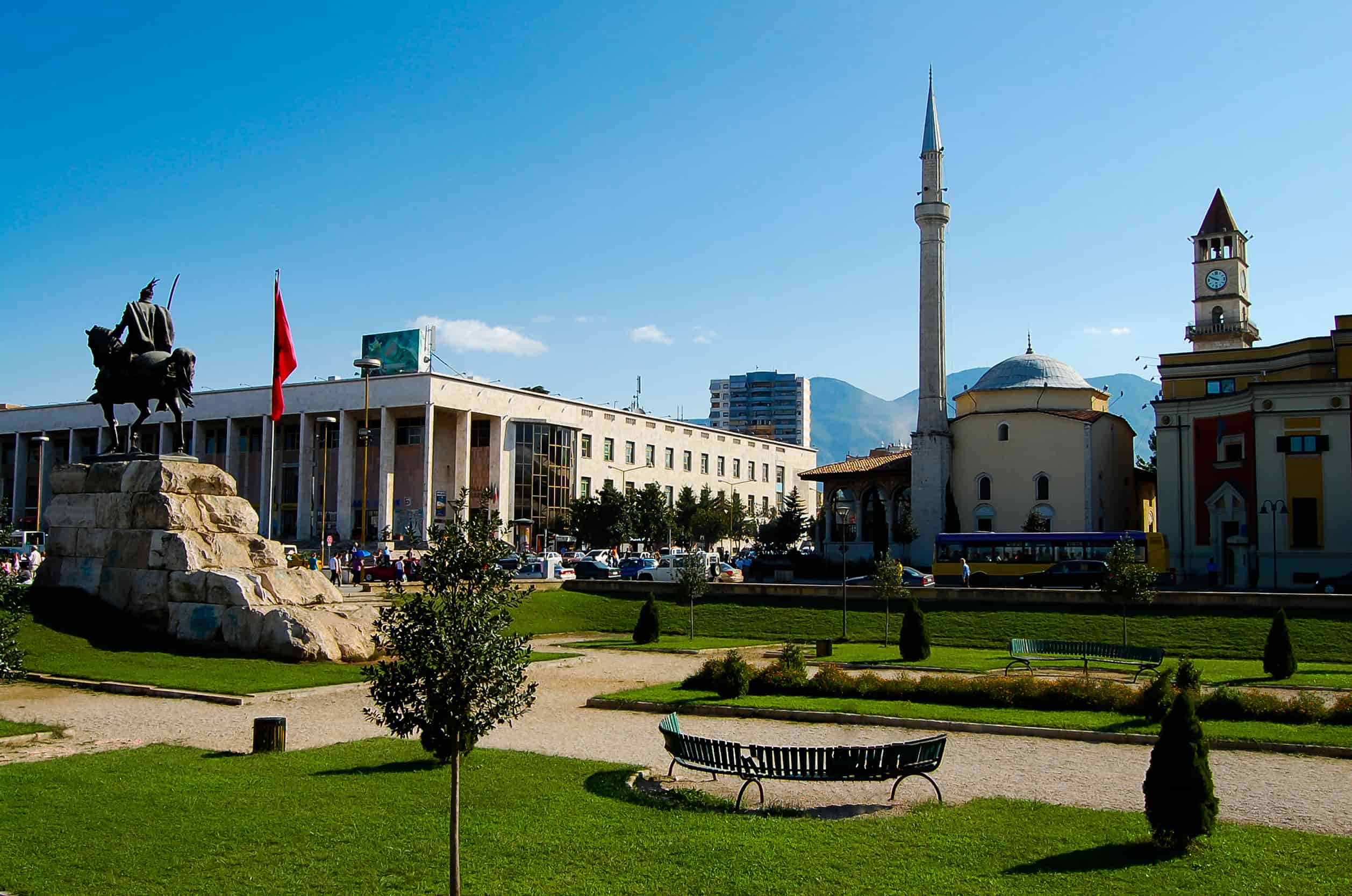 Skanderbeg Plein Tirana Albanie