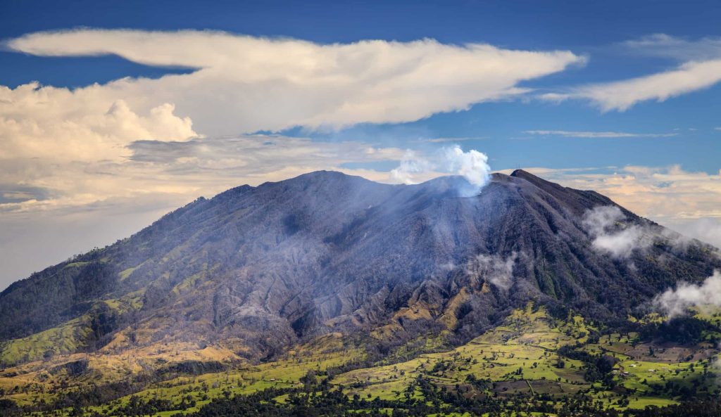 Turrialba vulkaan Costa Rica