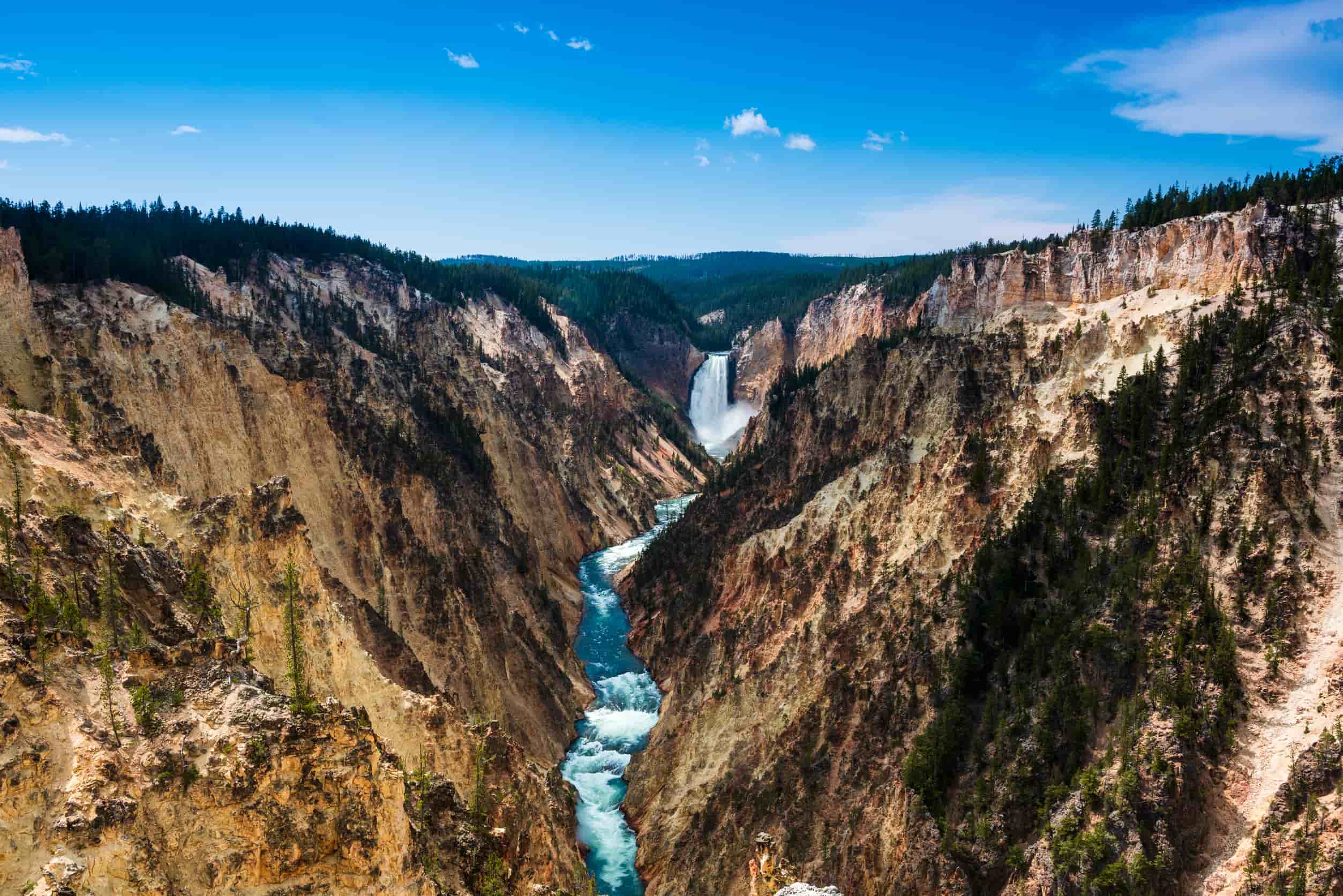 Yellowstone Waterval Verenigde Staten