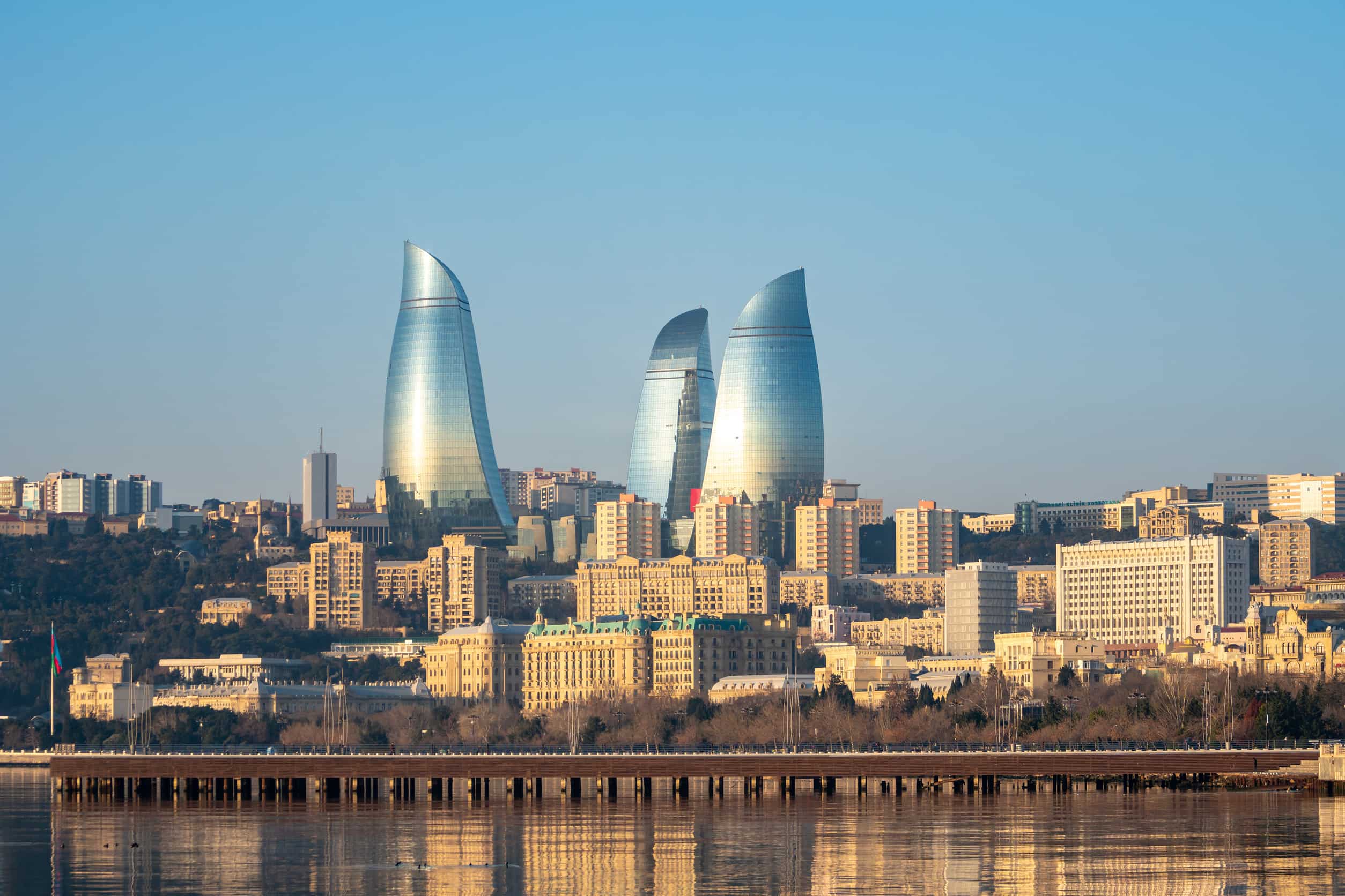 Flame Towers Baku Azerbeidzjan