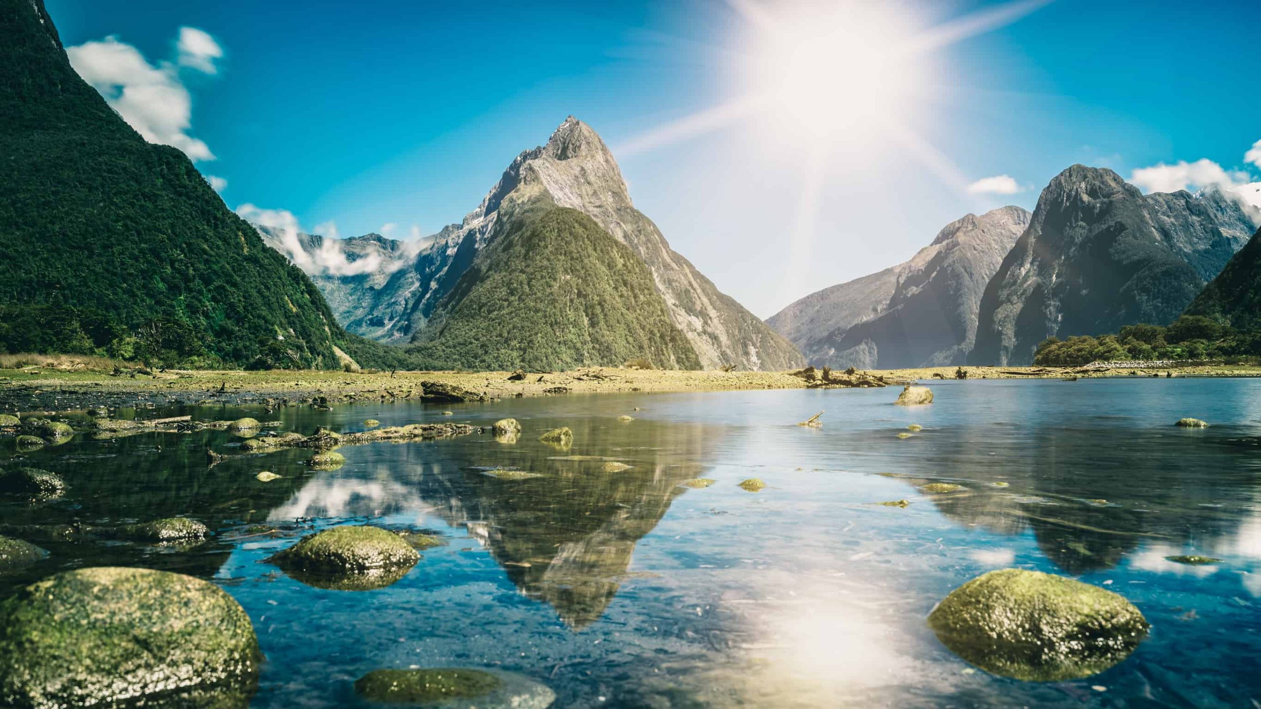 Mitre Peak Milford Sound Nieuw-Zeeland