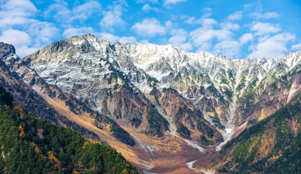 De Noord-Japanse Alpen vind je niet in elke reisroute