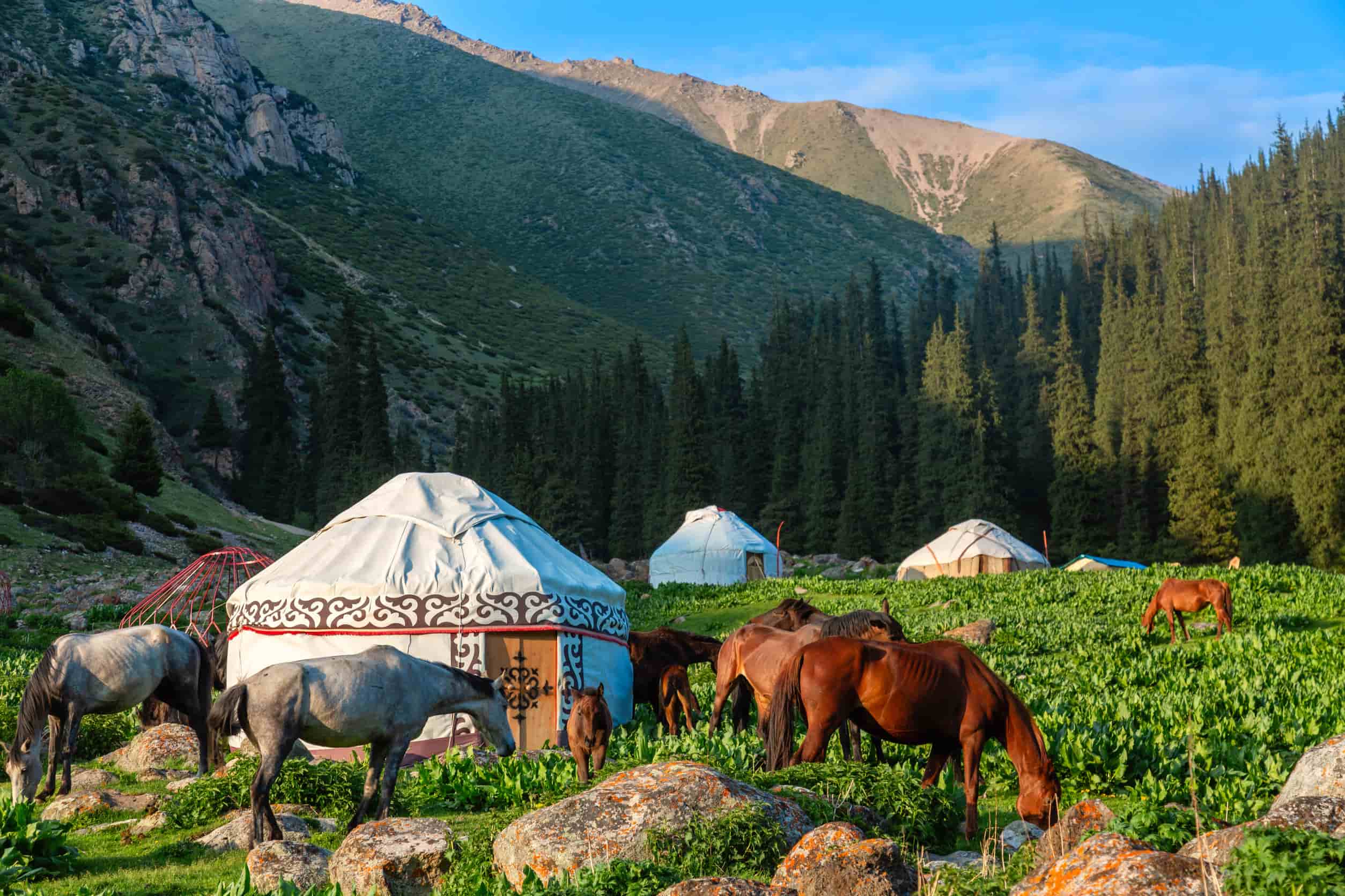 Arashan Vallei Karakol Kirgizië