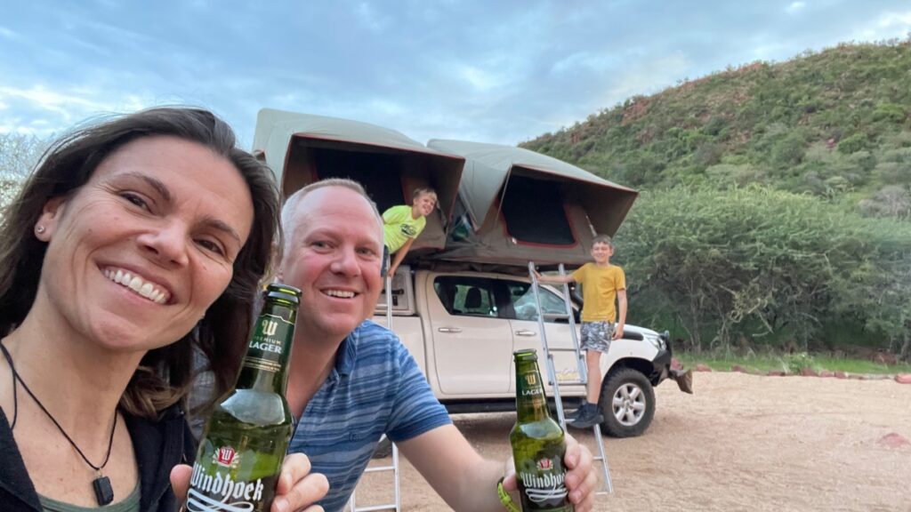 Elise van der Meij Kamperen met de familie