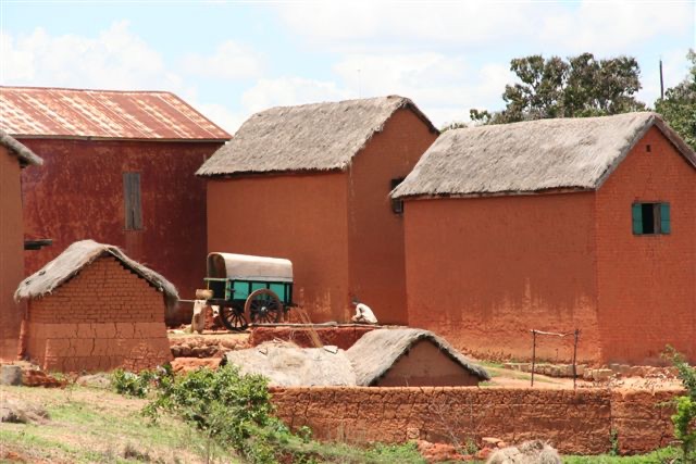 Lemen huisjes Madagascar