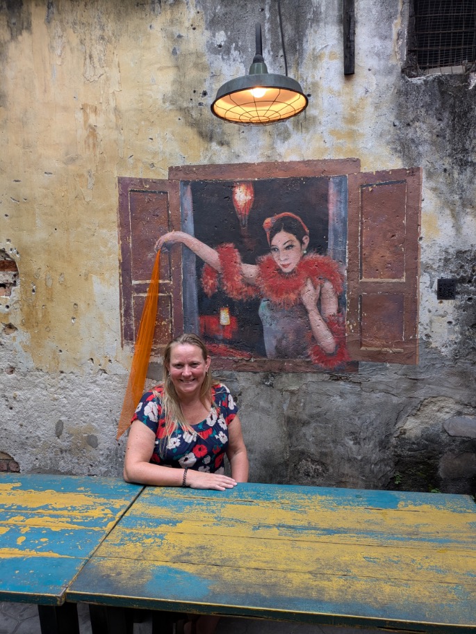 In Maleisië heb je gezellige stadjes met overal muurschilderingen