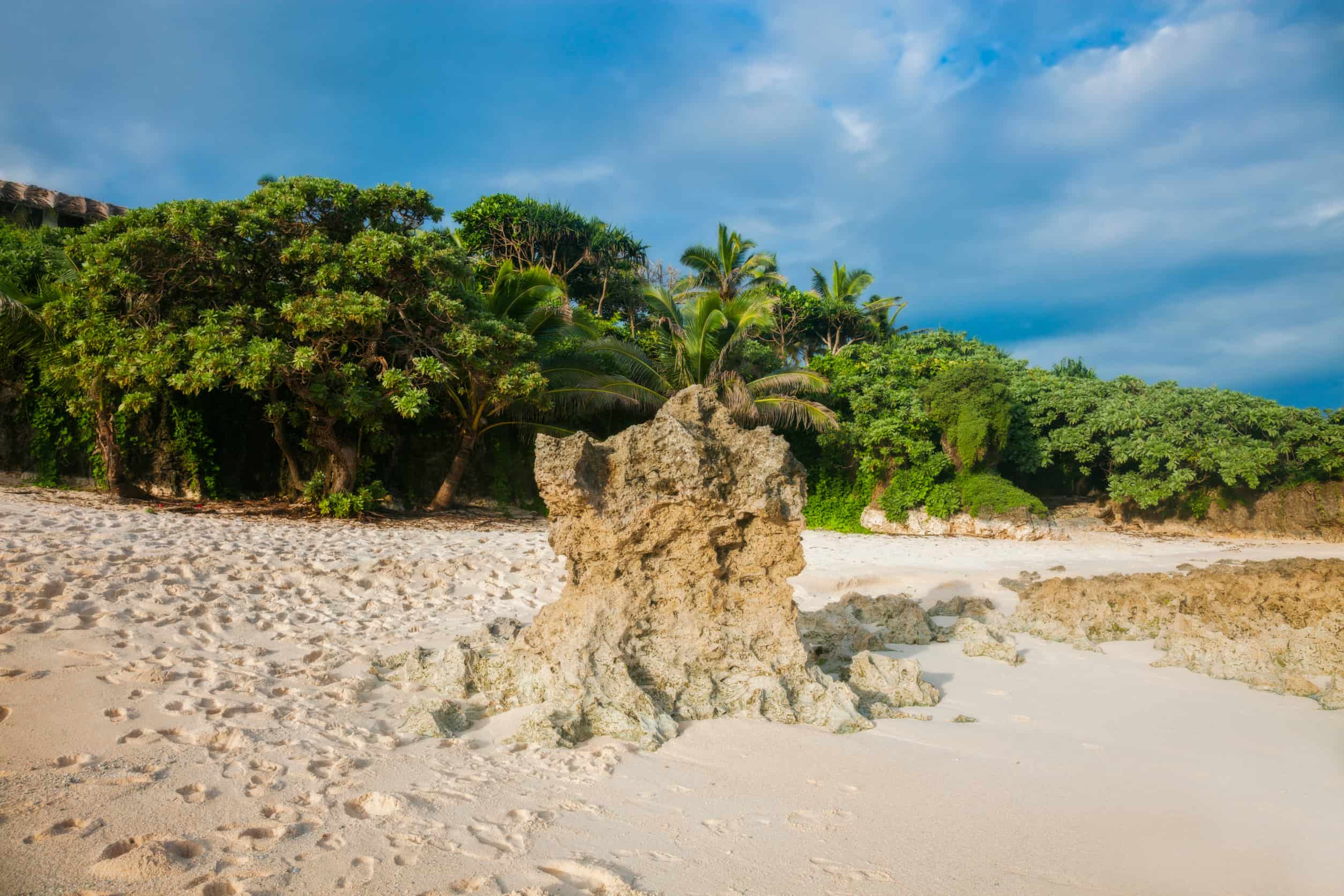 Kust van Tongatapu Eiland Nuku'Alofa Tonga