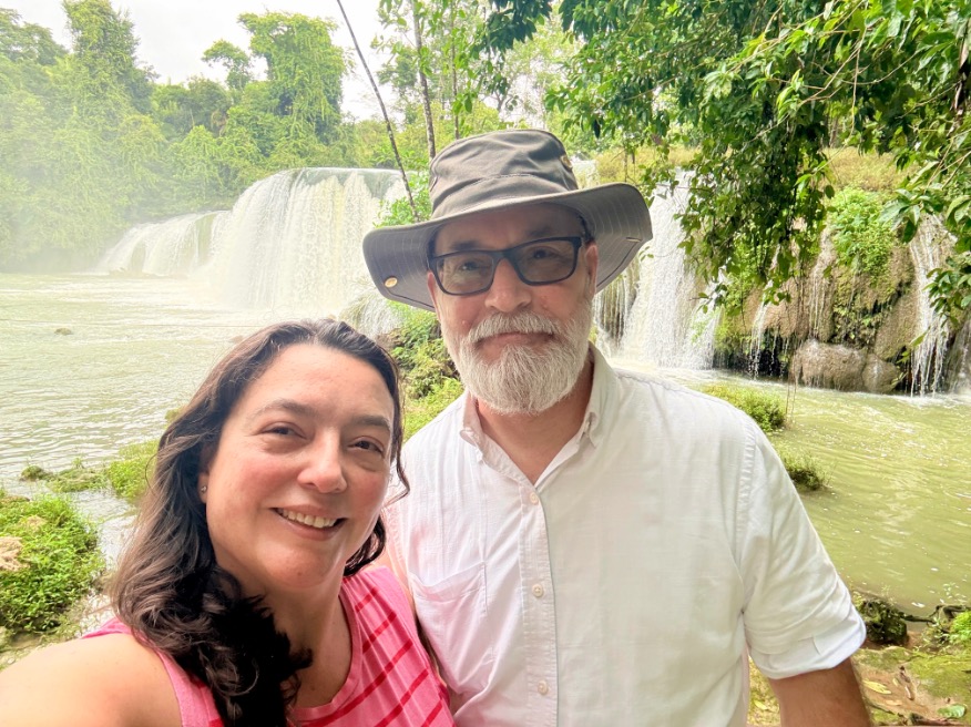 Paula & Hans in Las Conchas, Alta Verapaz