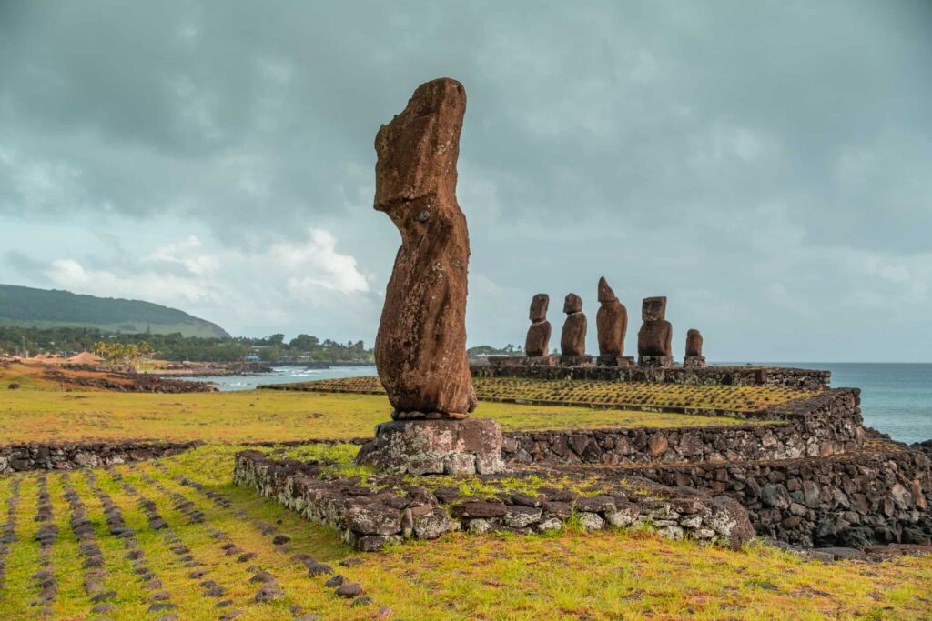 Moai beelden Paaseiland