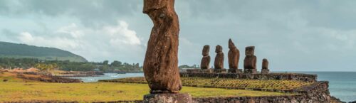 Moai beelden Paaseiland