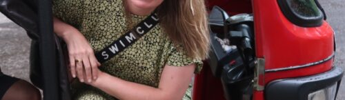 Carolien Halm van Sri Lanka op Reis in tuktuk