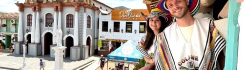 Tim en Ana in Guatape