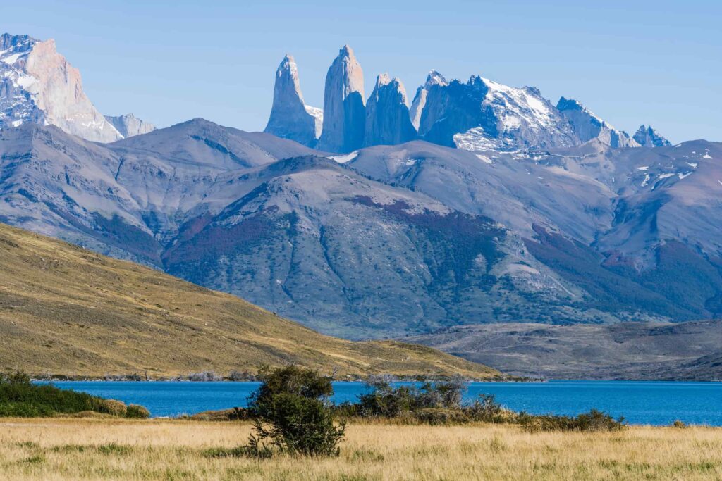 Blauw meer Torres del Paine Chili