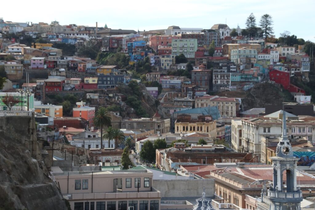 Valpo Chili uitzicht