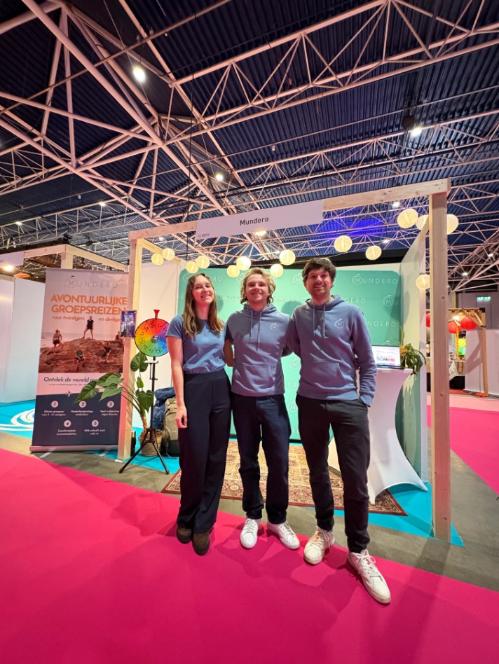 Vakantiebeurs met eigenaar Maarten en Bo marketinglead Belgie