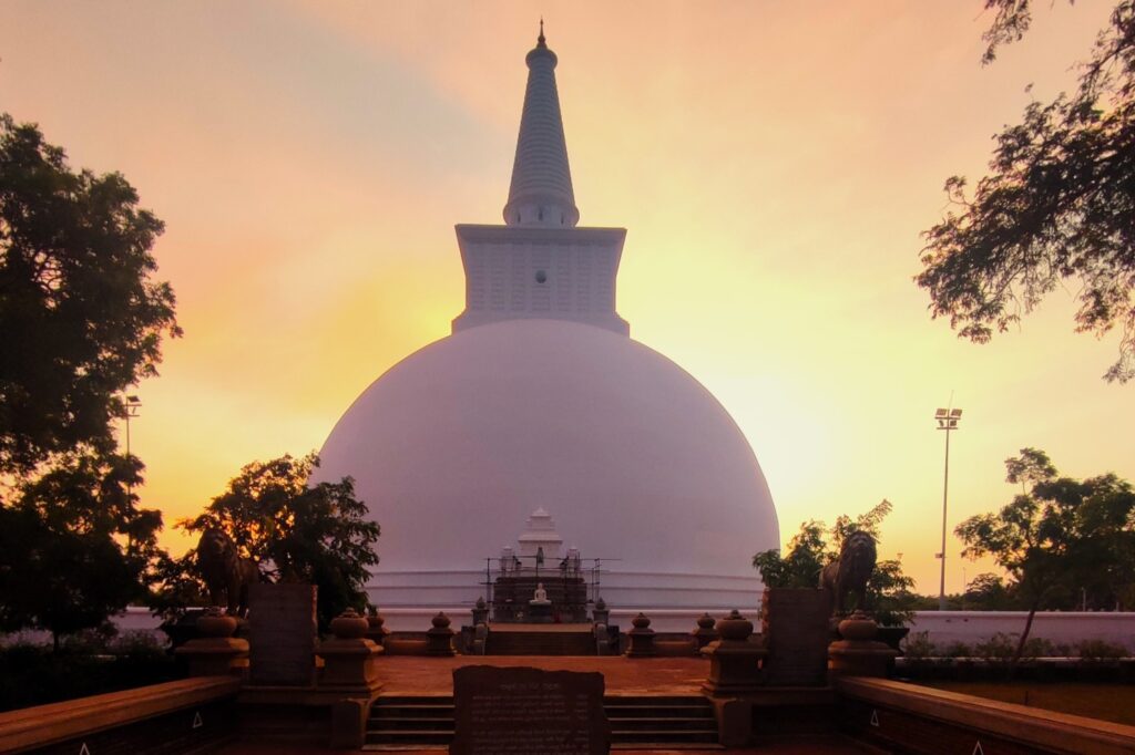 Stoepa in Anuradhapura Sri Lanka