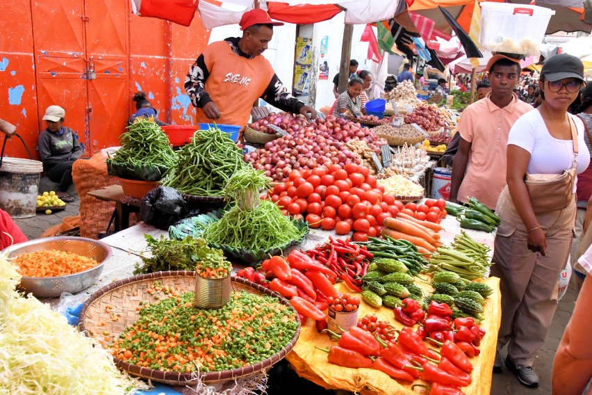 Bezoek aan een lokale markt in Afrika
