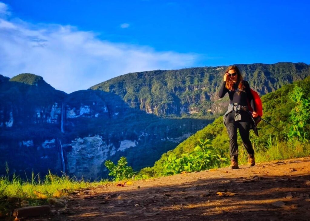 La Douce Peru Elise foto Gocta waterval