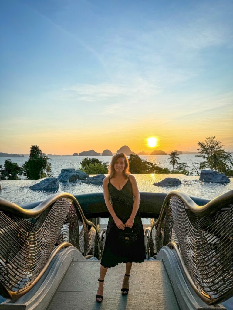 Astrid van Talisman tijdens studiereis bij Banyan Tree Krabi