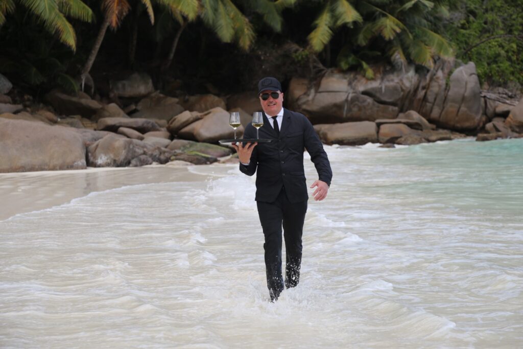 Jozef Verbruggen van Untamed Travelling op de Seychellen