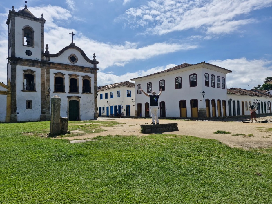 Gustavo bij Paraty Brazilië
