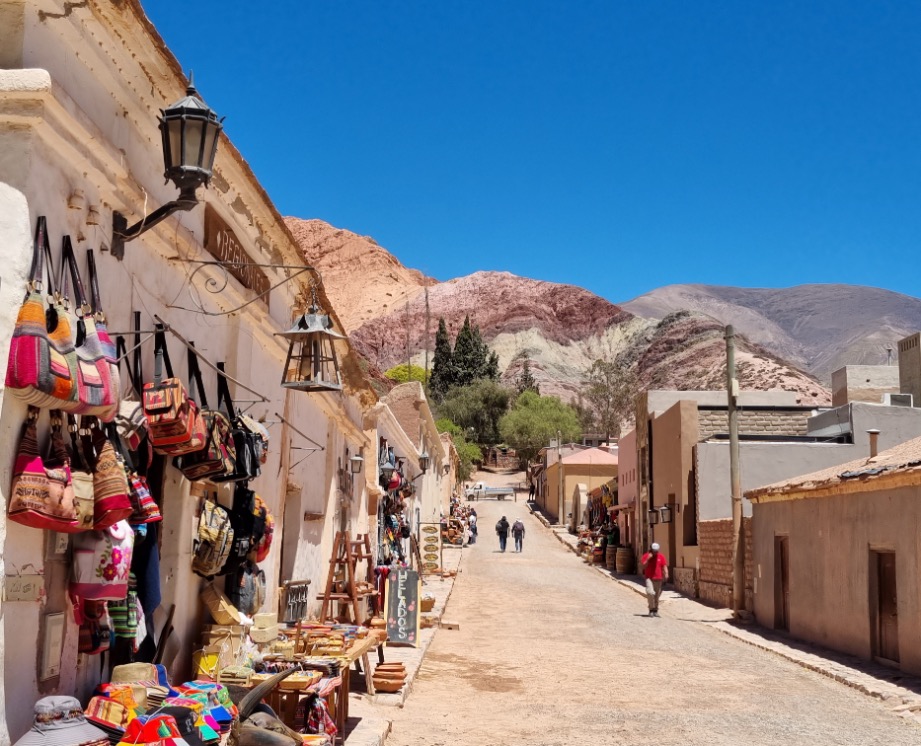 Andesdorp Purmamarca Argentinië