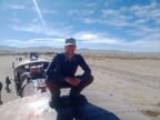 Pepijn Grau bij Uyuni, Bolivia