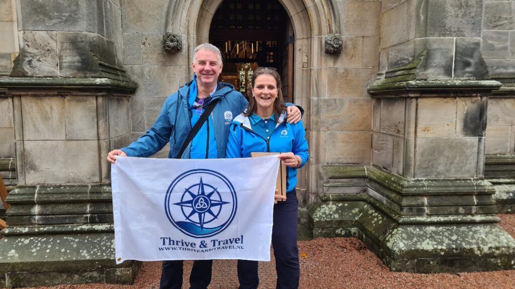 Nicole en Branko van Thrive & Travel voor Rosslyn Chapel