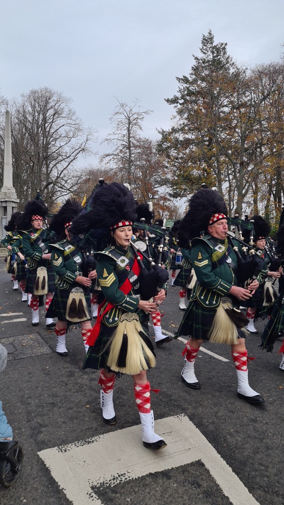 Pipeband in Huntly