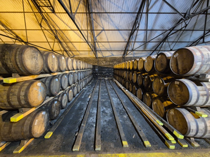 Warehouse bij Auchentoshan Schotland