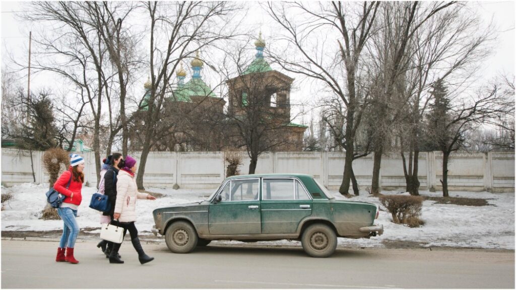 Russisch orthodoxe kerk in Karakol Kirgizië