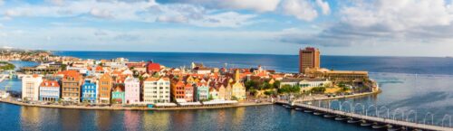 Willemstad Luchtfoto Curacao