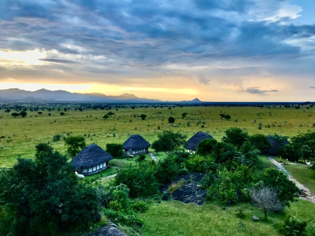 Exclusieve lodge in Kidepo Valley NP