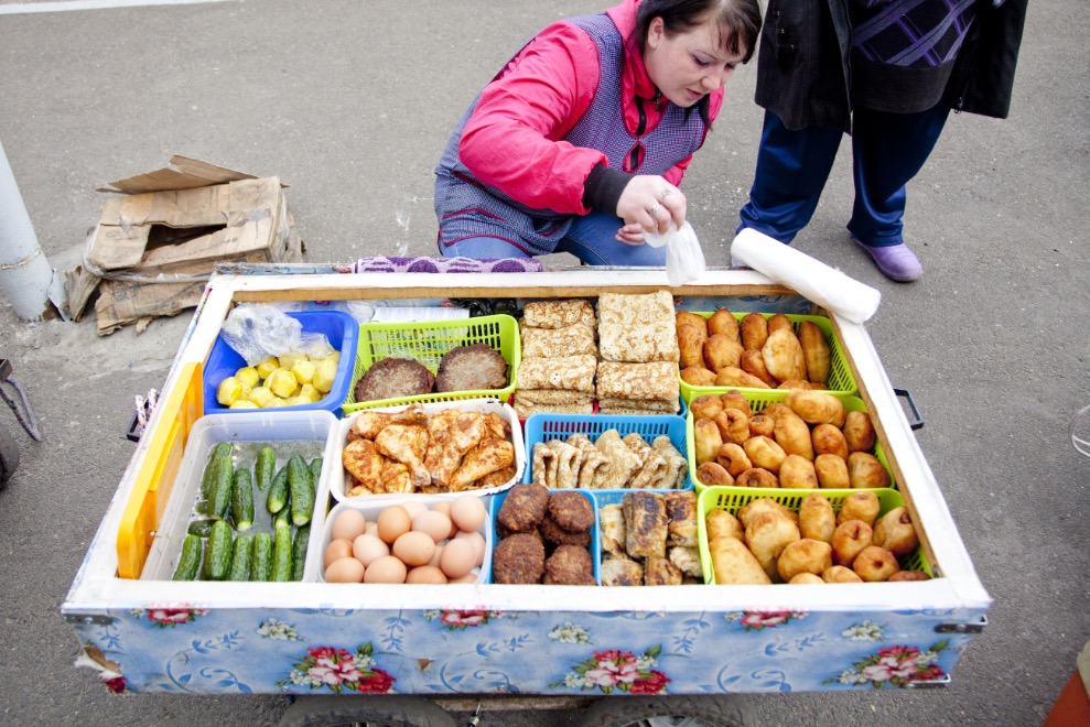 Stationswinkel in Rusland