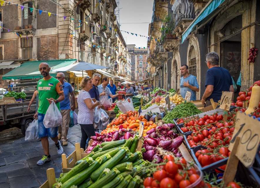 Markt, Catania