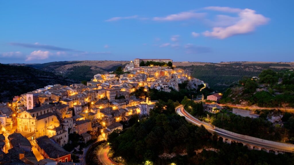 Ragusa Ibla, uitzicht historisch centrum