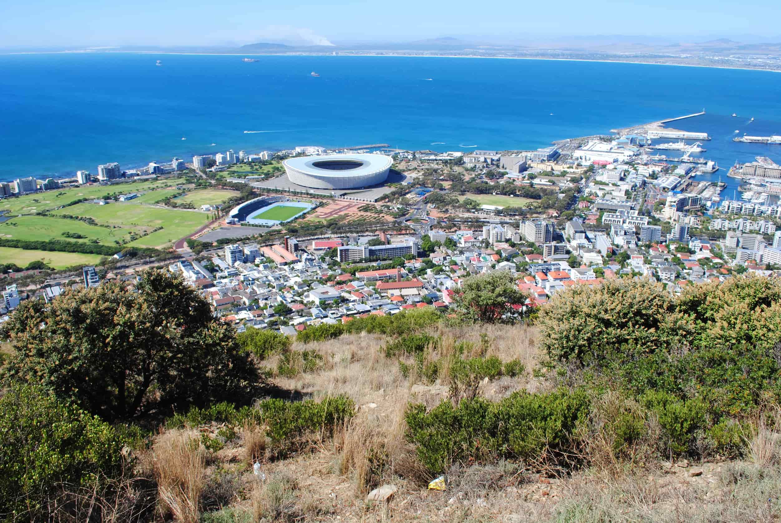 Uitzicht op Kaapstad Zuid-Afrika