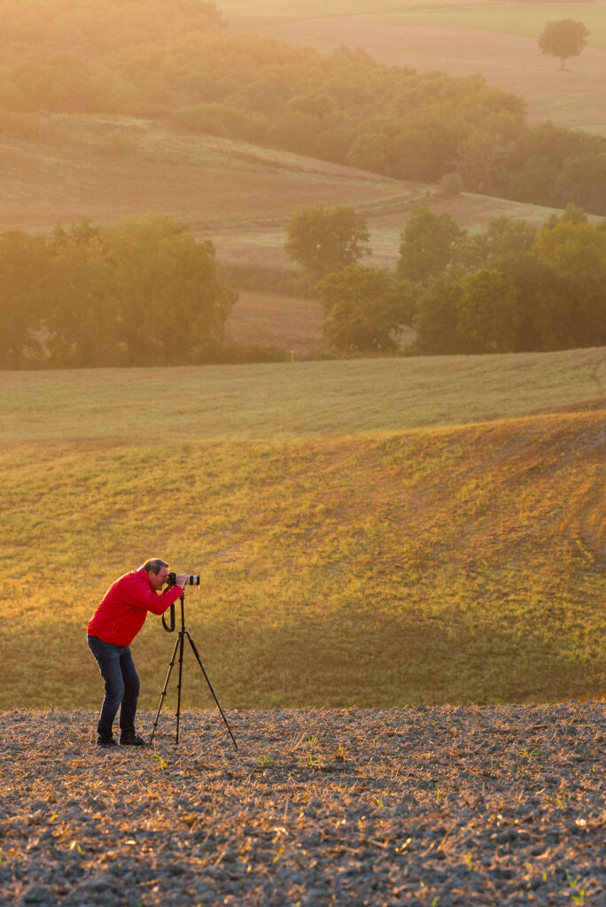 Fotoreisshop deelnemer fotografeert in Toscane