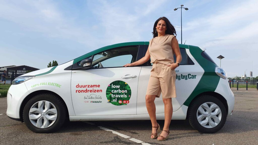 Manuela Talana van Low Carbon Travels heeft een samenwerking met Sicily by Car