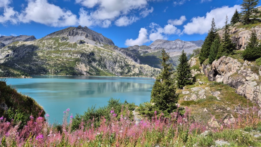 Stuwmeer Lac d'Emosson - Verticalp