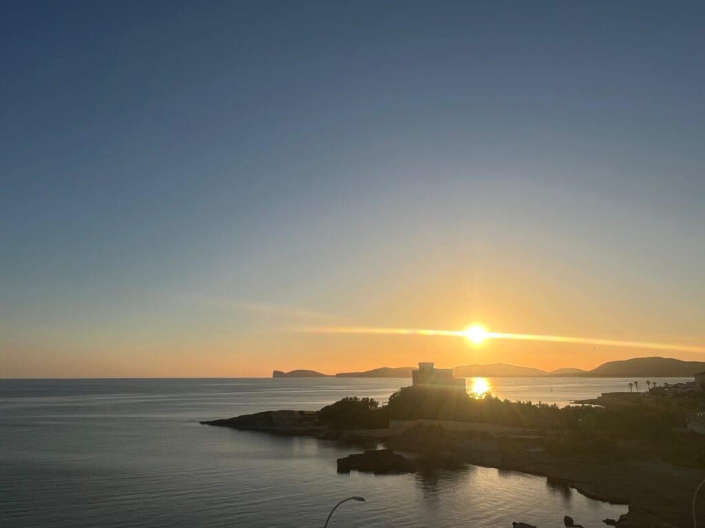 sunset Alghero